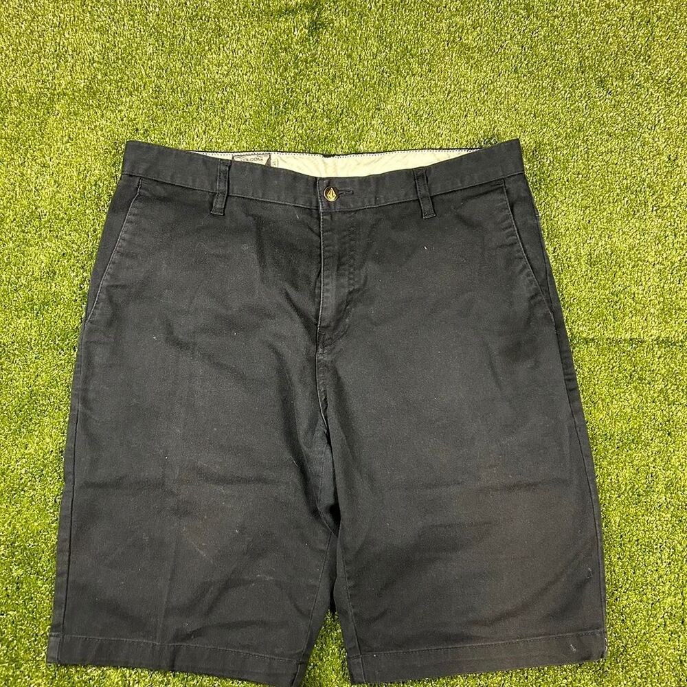 Volcom Men's Black and Navy Shorts